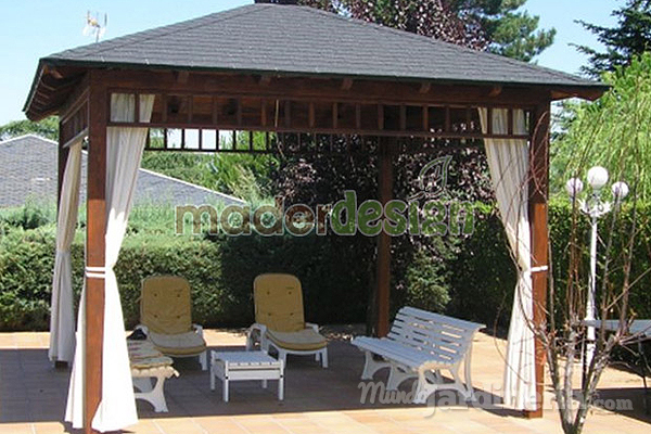 Tres tipos de gazebos para un jardín completo