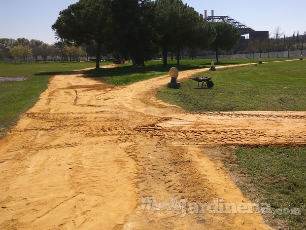 Trabajos de aporte de albero 