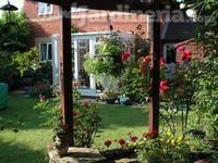 Jardín pérgola