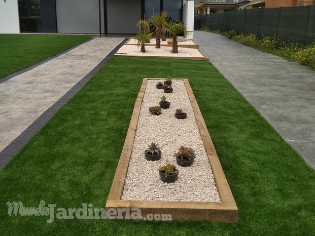 Jardín moderno