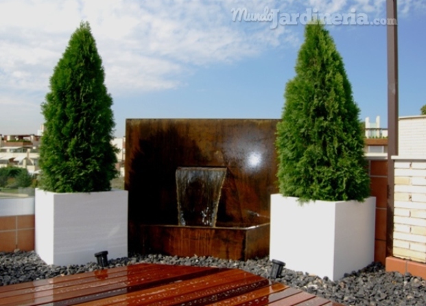 Fuente Acero Corten