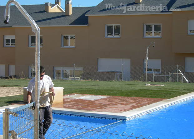 Instalación de jardín con