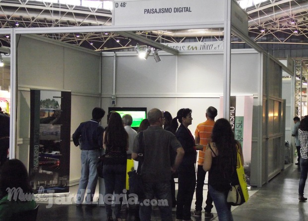 Amplia convocatoria en el stand de Paisajismo Digital en Iberflora