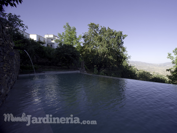 Jardín con Alberca. Casa de los Vientos