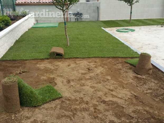 PREPARACIÓN DE JARDÍN DE TEPE