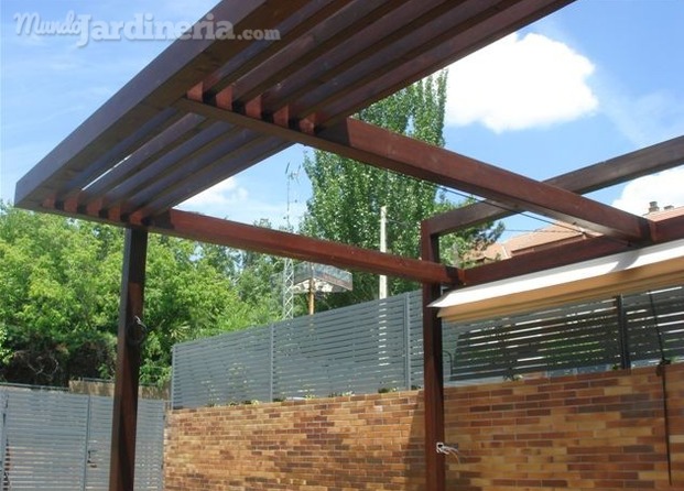 Pérgola de madera