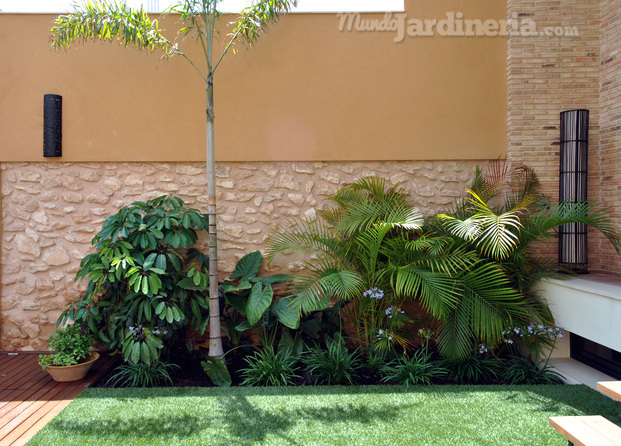 Jardín en terraza