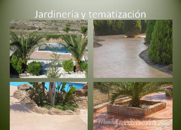 Jardinería y tematización