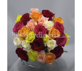 Bouquet De 30 Rosas Variadas